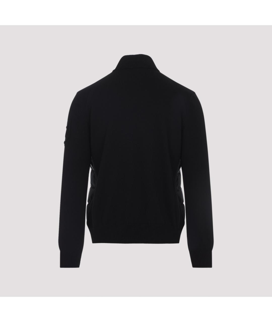 MONCLER Черная хлопковая куртка, фото 3