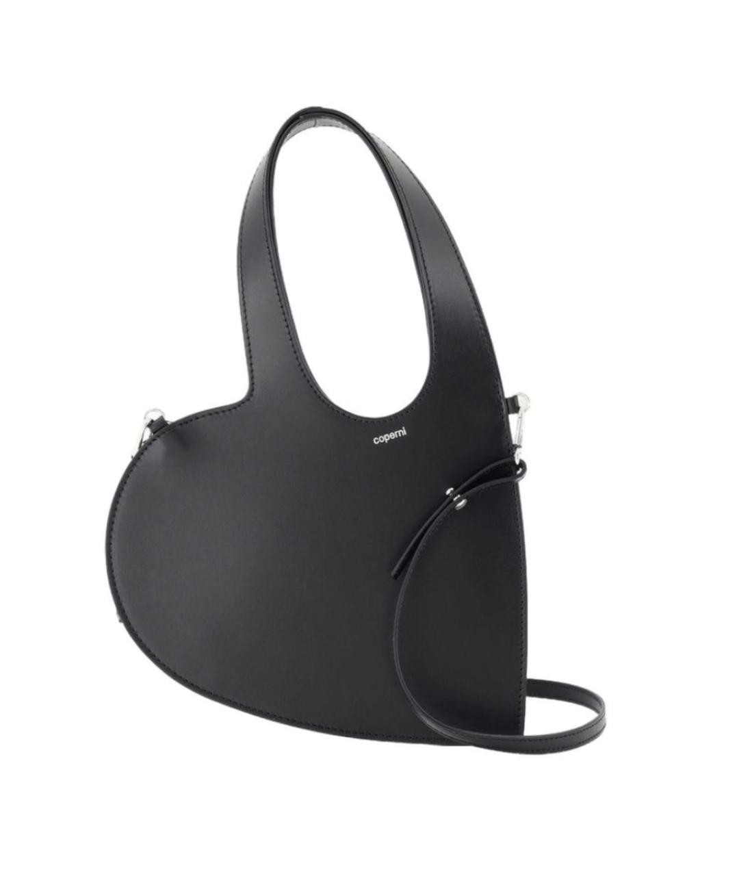 COPERNI Черная кожаная сумка с короткими ручками, фото 1