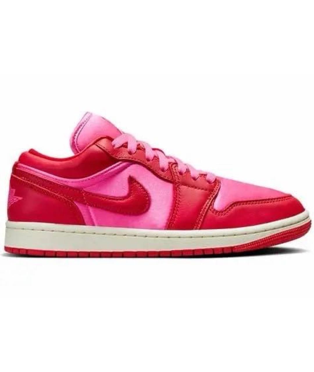 JORDAN Розовые кожаные кеды, фото 1