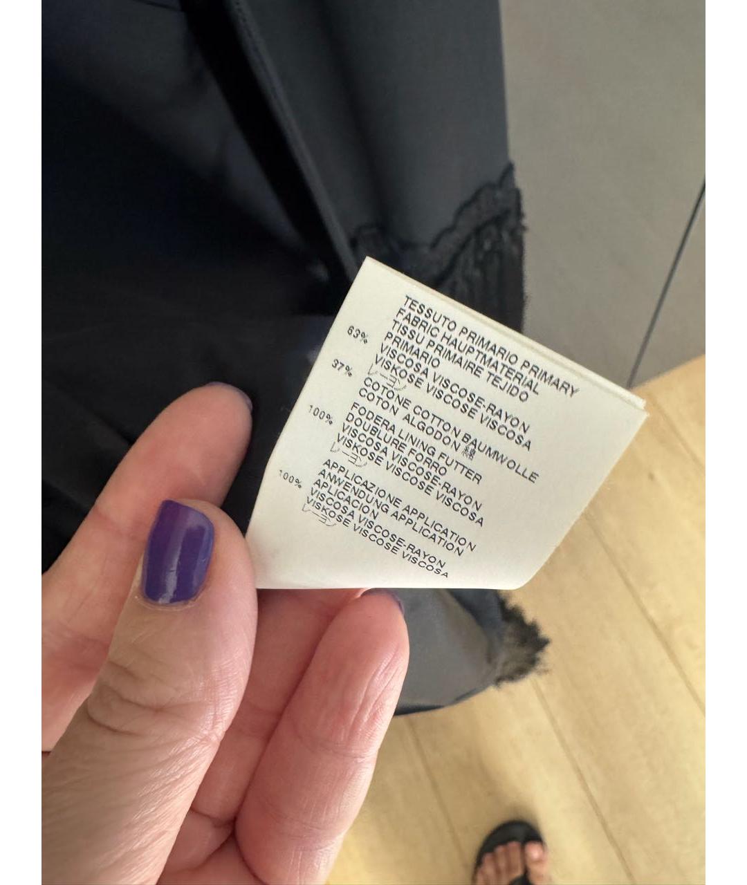 MAISON MARGIELA Черный хлопковый жилет, фото 7