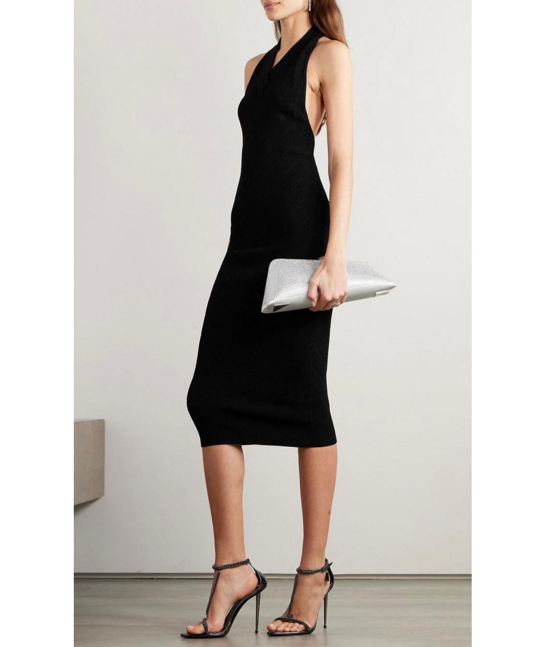 BALMAIN Черное коктейльное платье, фото 2