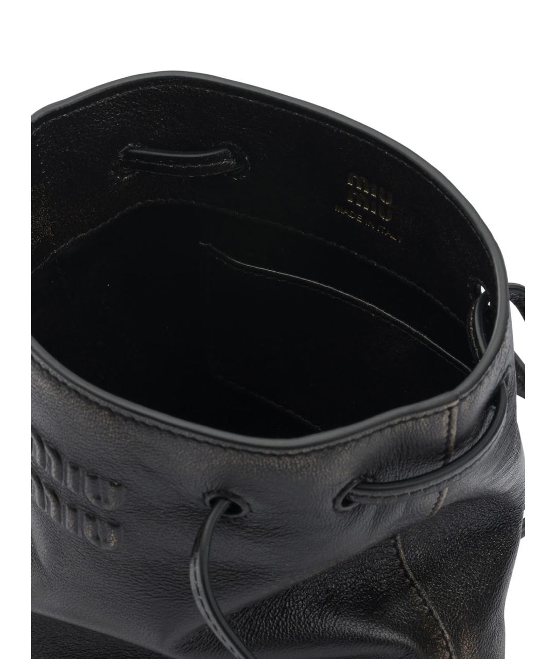 MIU MIU Коричневая кожаная сумка через плечо, фото 5