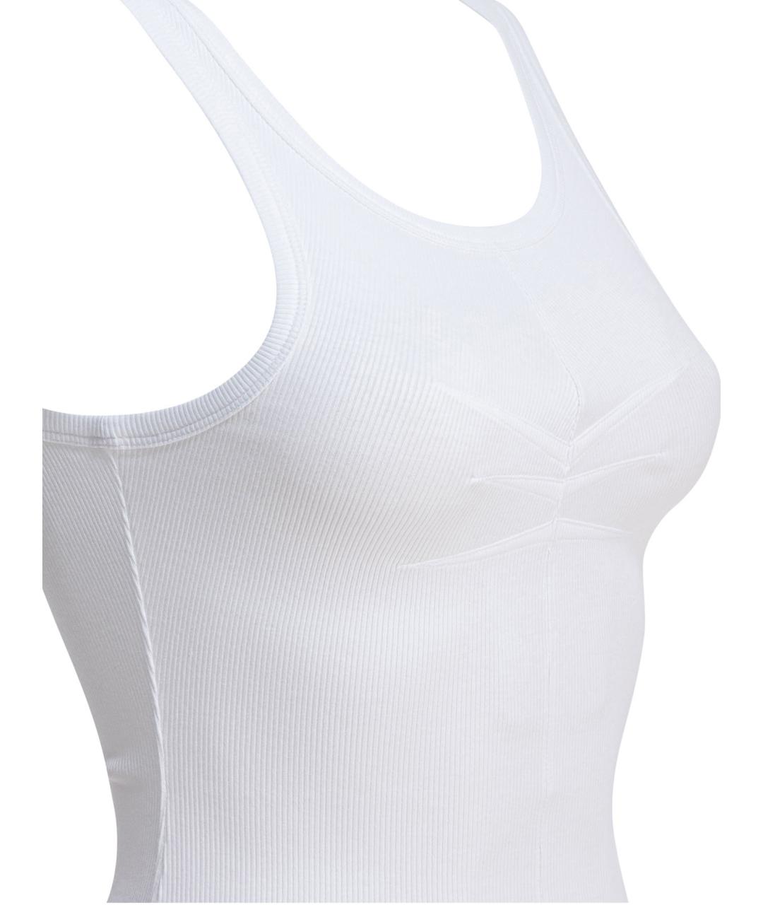 ALAIA Белая хлопковая майка, фото 4