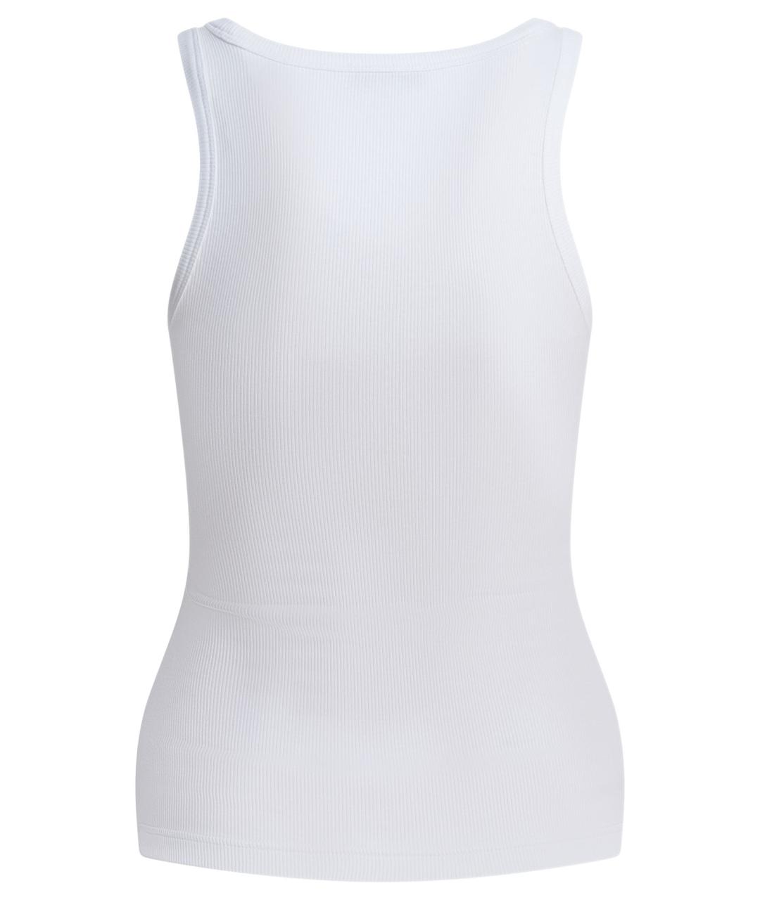 ALAIA Белая хлопковая майка, фото 2