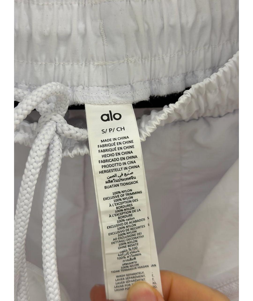 ALO YOGA Белые спортивные брюки и шорты, фото 3