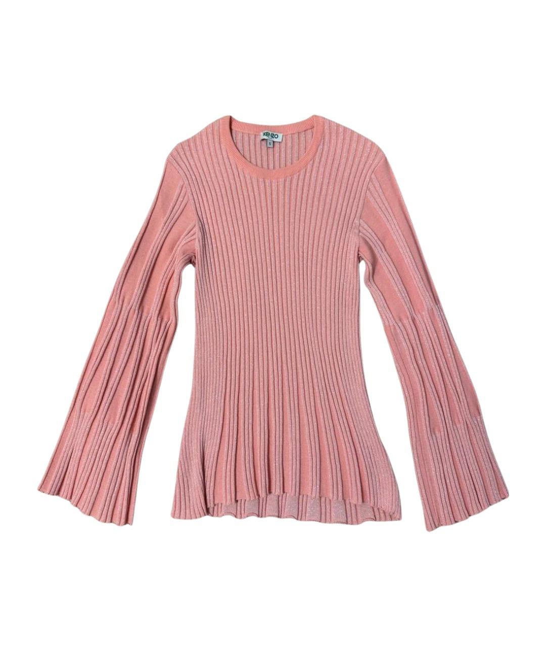 KENZO Коралловый хлопковый джемпер / свитер, фото 1