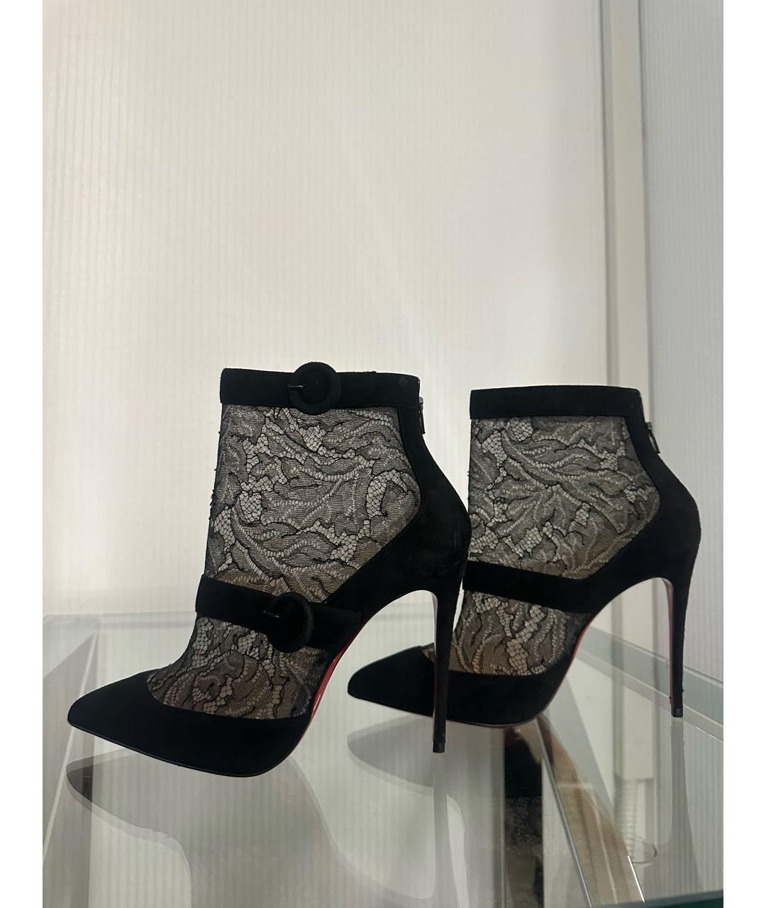 CHRISTIAN LOUBOUTIN Мульти текстильные ботильоны, фото 4