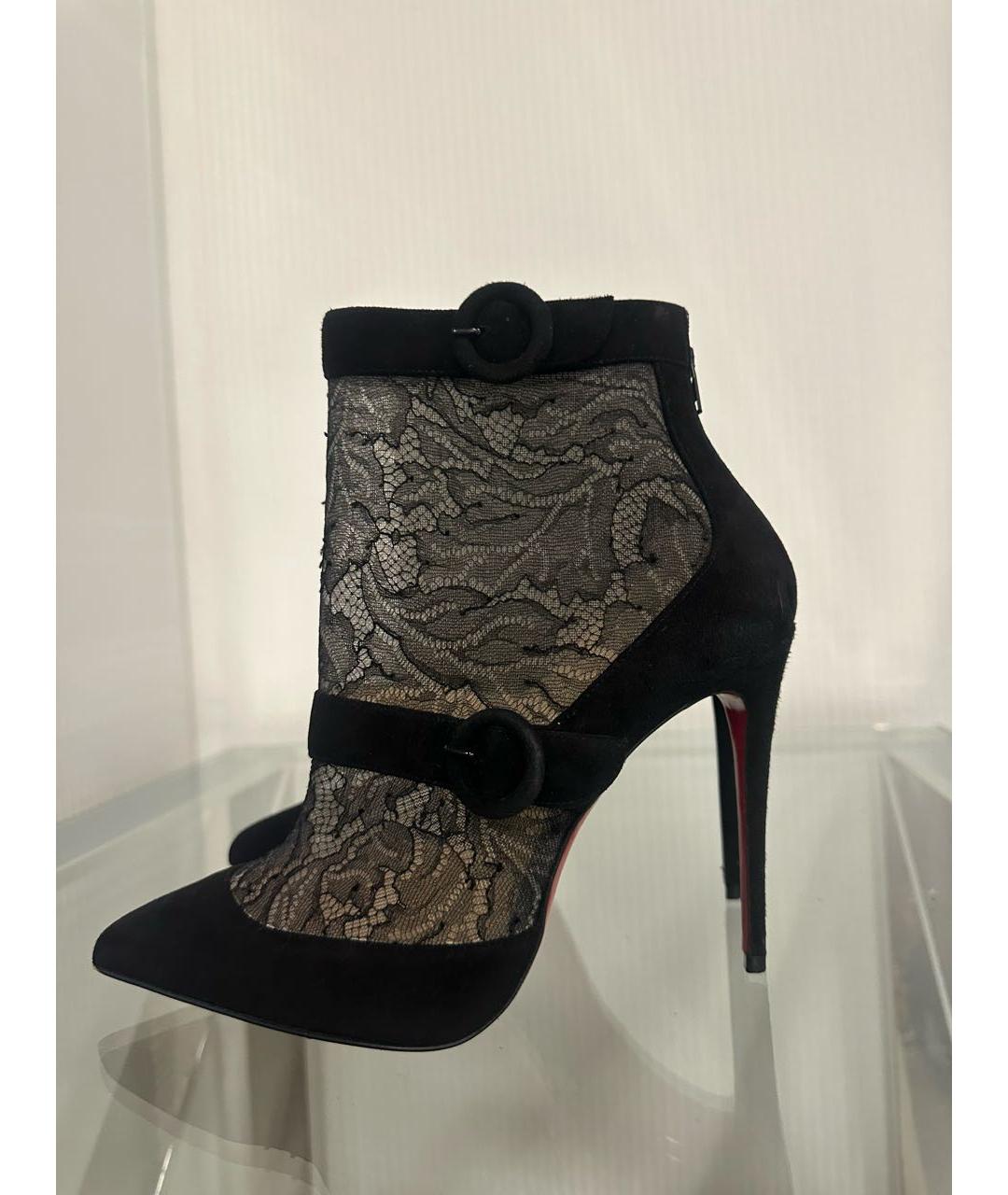 CHRISTIAN LOUBOUTIN Мульти текстильные ботильоны, фото 3