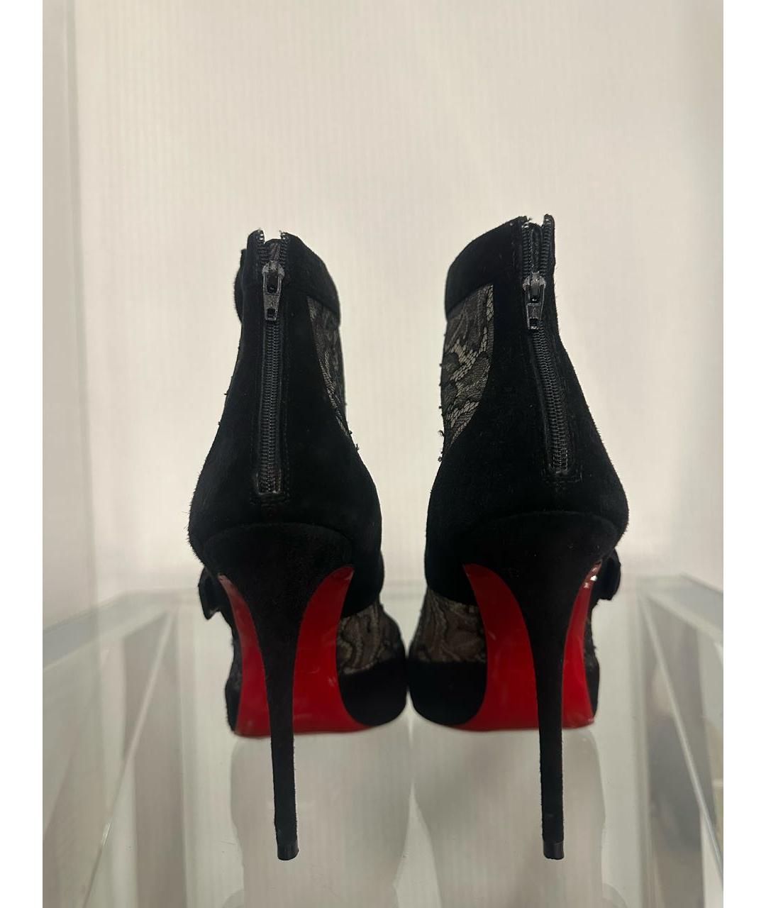 CHRISTIAN LOUBOUTIN Мульти текстильные ботильоны, фото 5