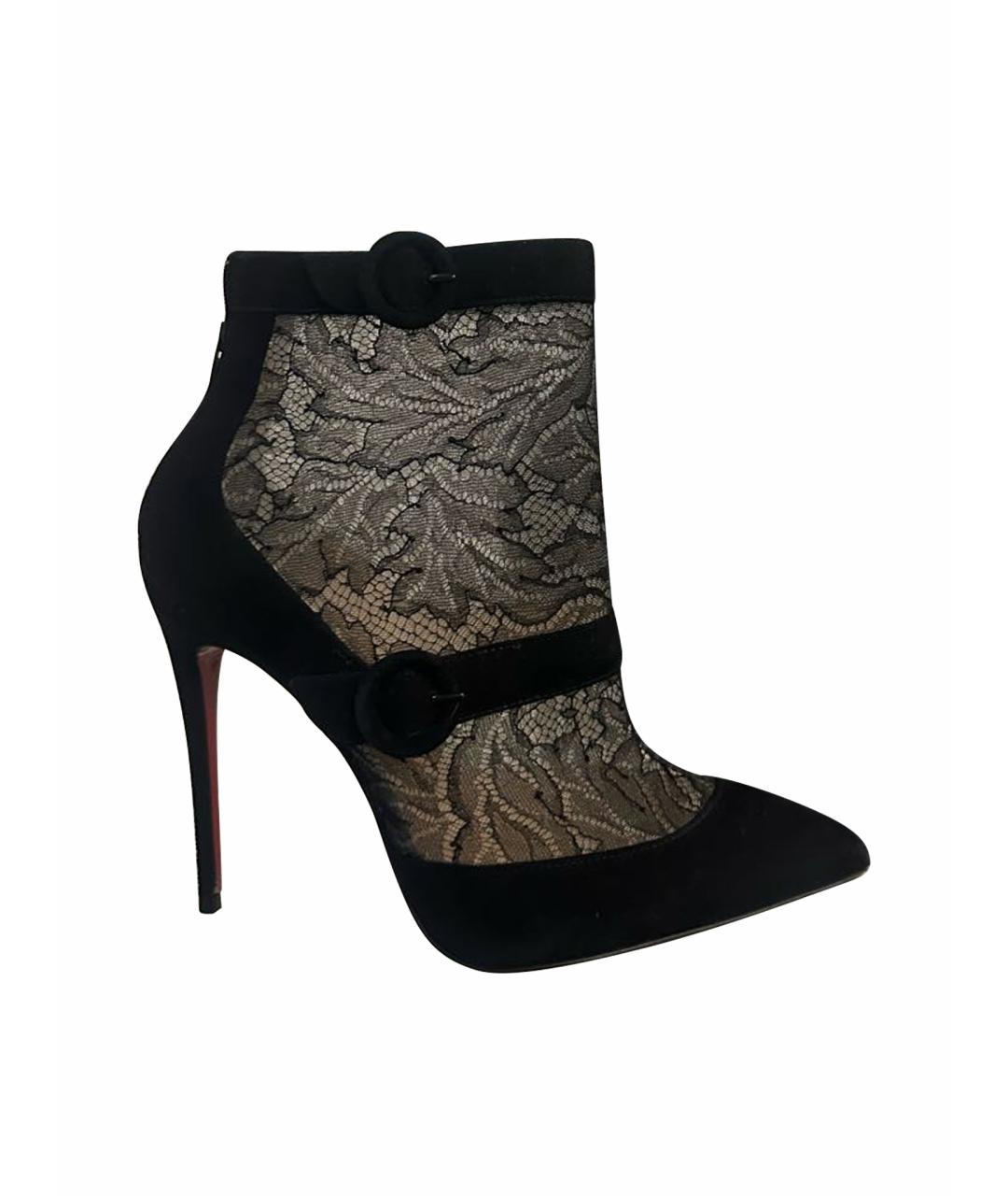 CHRISTIAN LOUBOUTIN Мульти текстильные ботильоны, фото 1