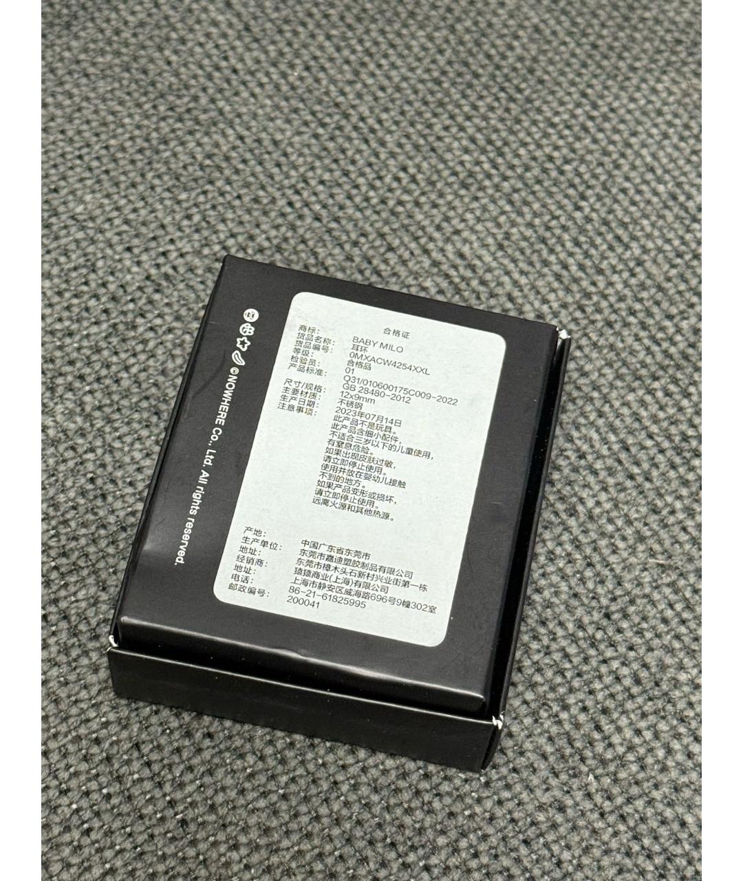 BAPE Черные серьги, фото 3