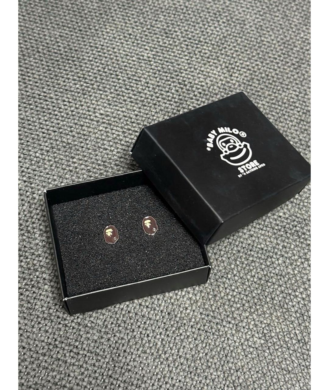 BAPE Черные серьги, фото 2