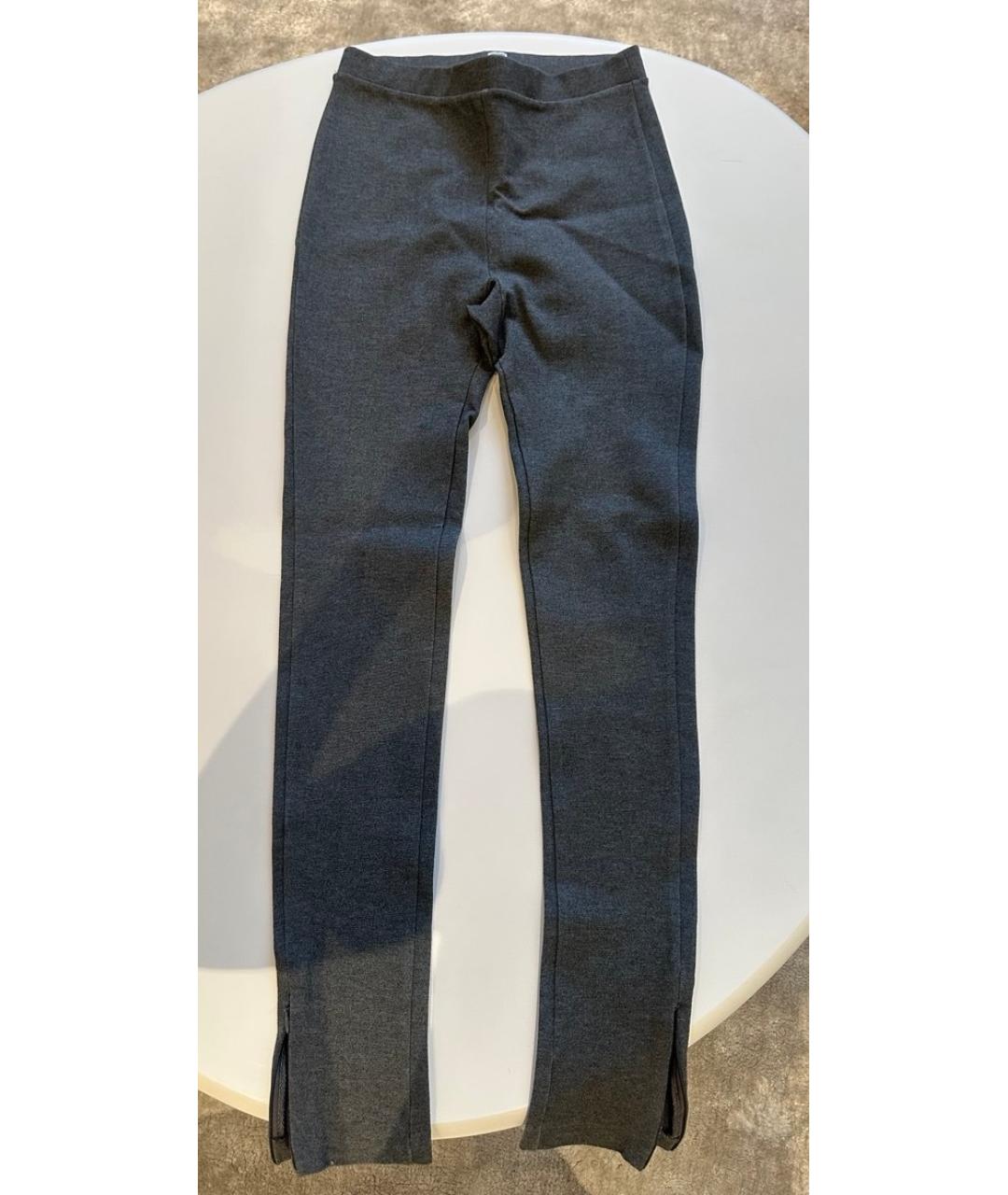 TOTEME Серые вискозные леггинсы и велосипедки, фото 6