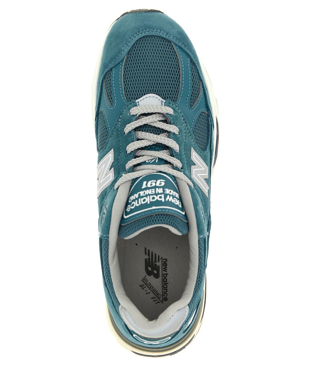 NEW BALANCE Синие замшевые низкие кроссовки / кеды, фото 4