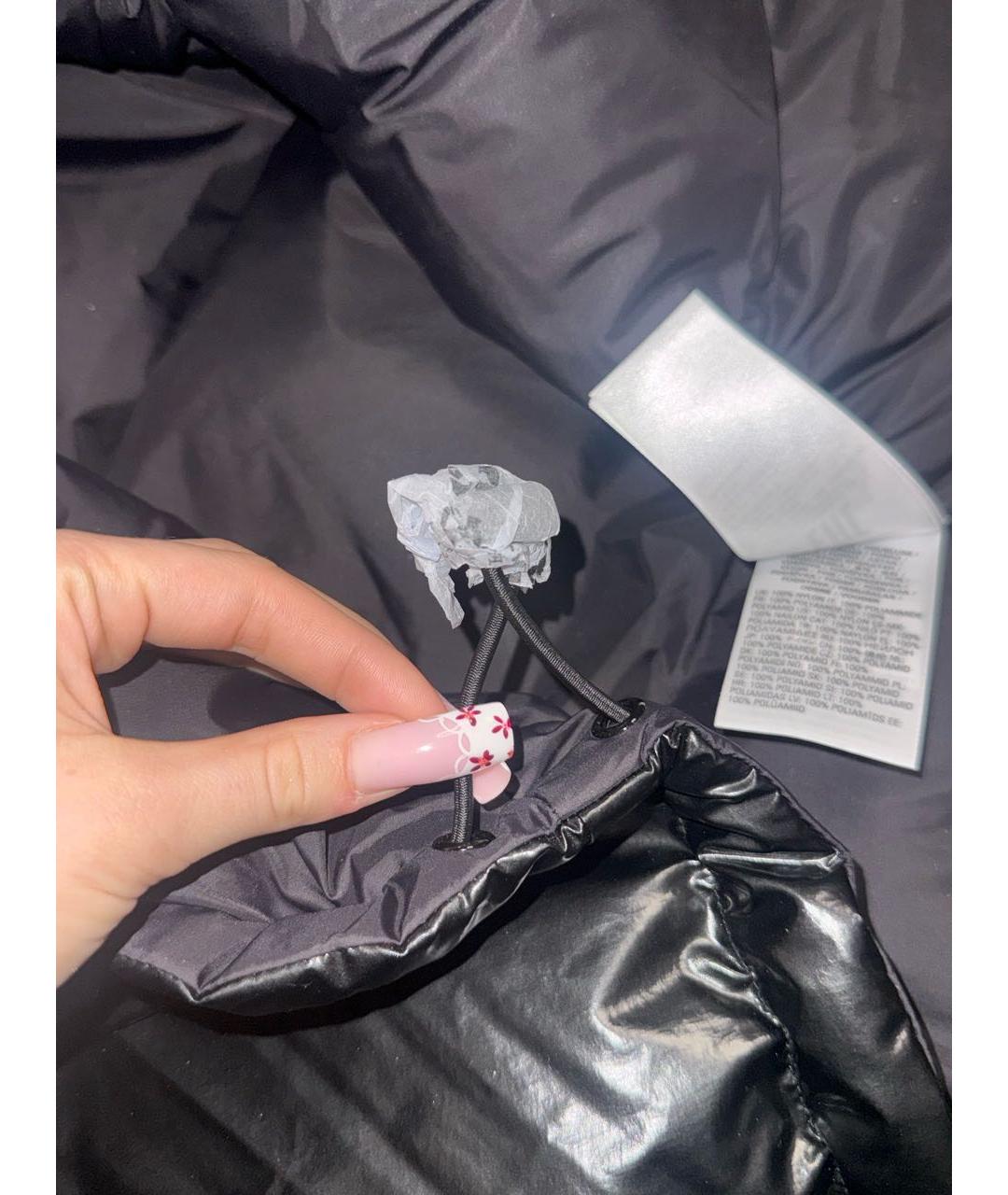 DIESEL Черный пуховик, фото 4