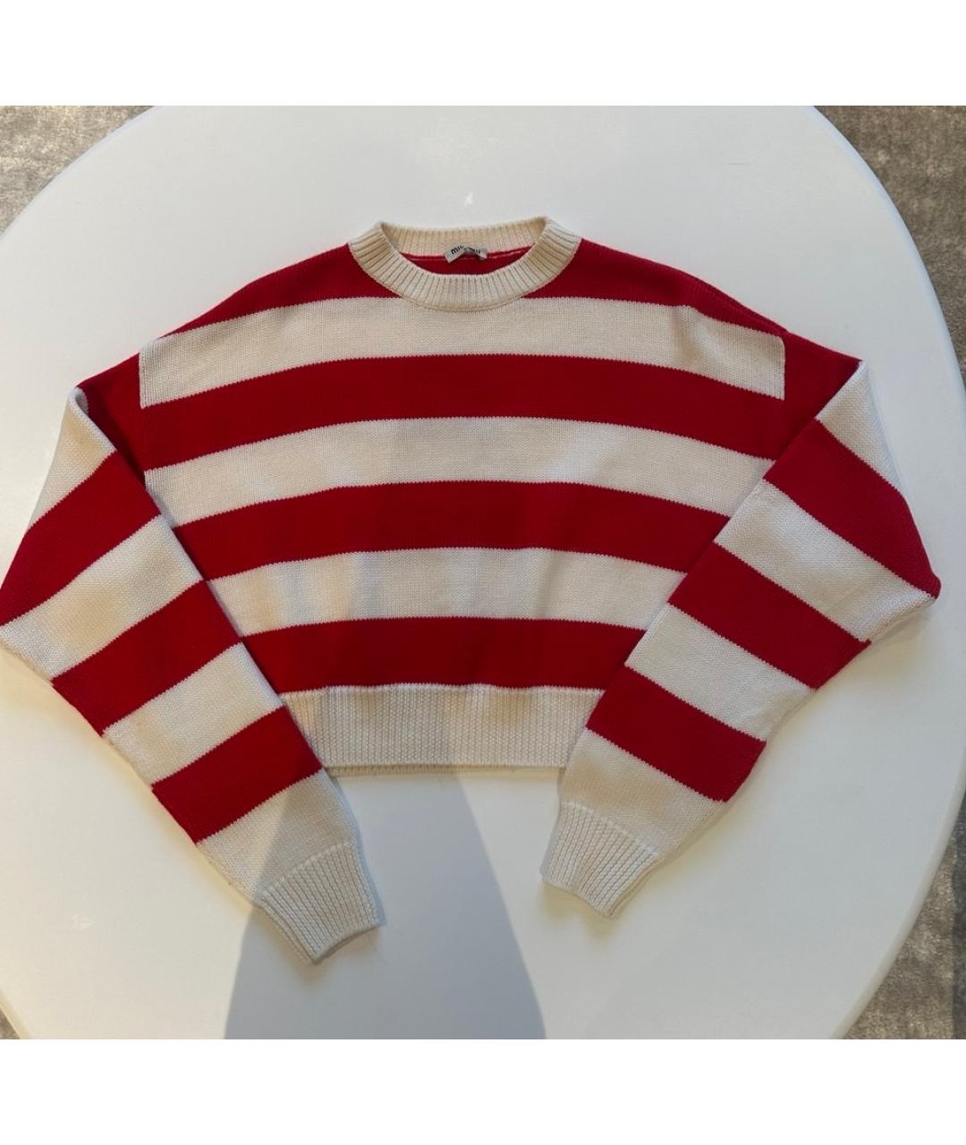 MIU MIU Мульти шерстяной джемпер / свитер, фото 2