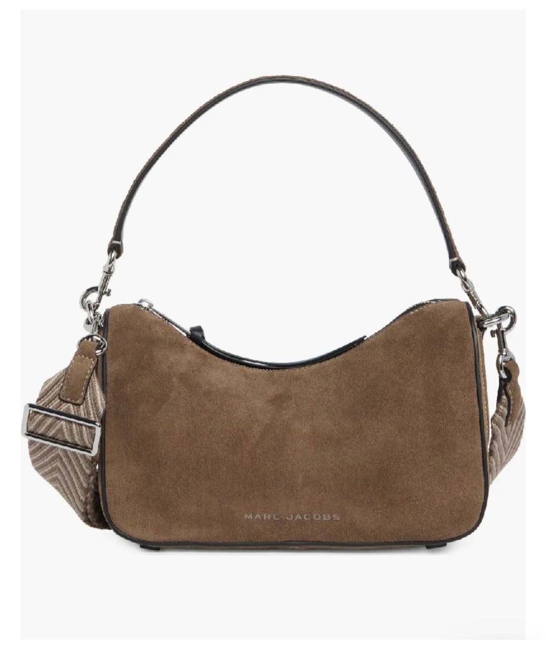 MARC JACOBS Коричневая замшевая сумка через плечо, фото 10