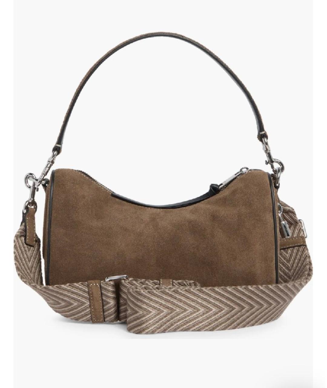 MARC JACOBS Коричневая замшевая сумка через плечо, фото 2