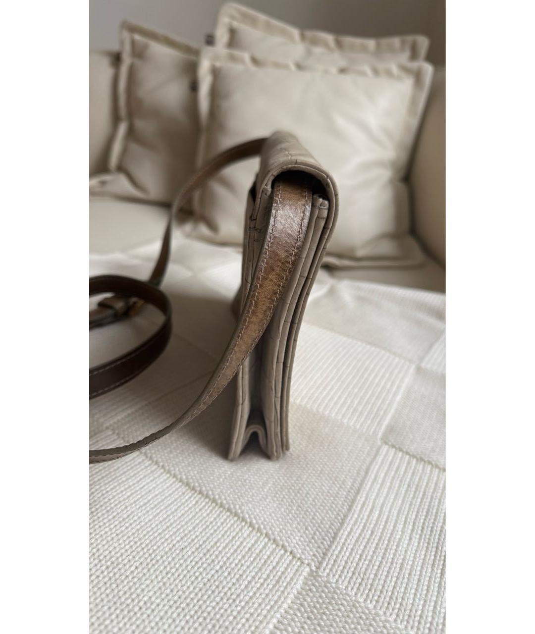 PAUL SMITH Серая сумка через плечо из искусственной кожи, фото 2