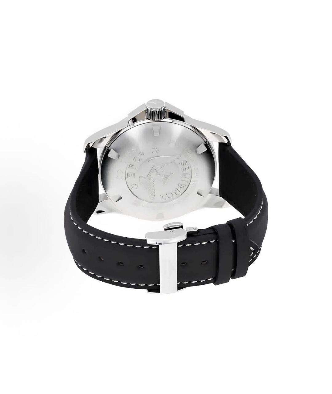 LONGINES Черные стальные часы, фото 3