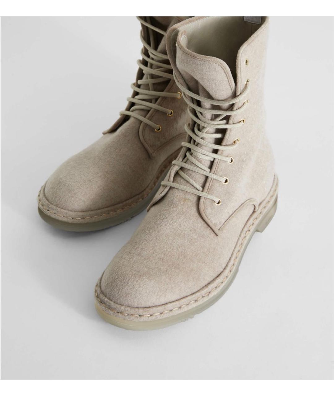 MAX MARA Бежевые ботинки, фото 4