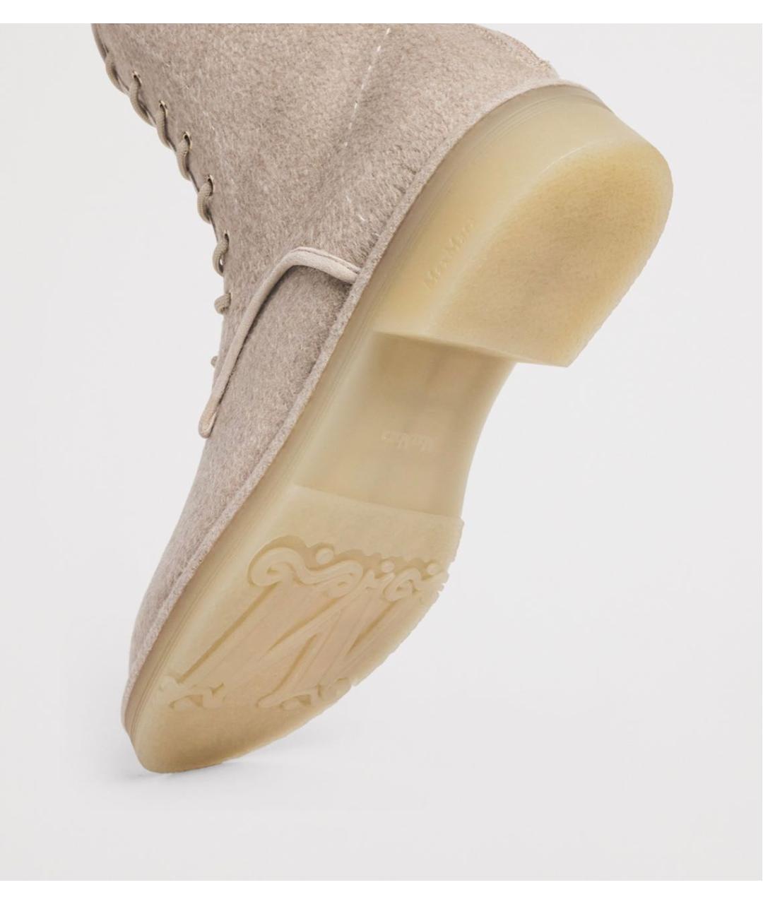 MAX MARA Бежевые ботинки, фото 3