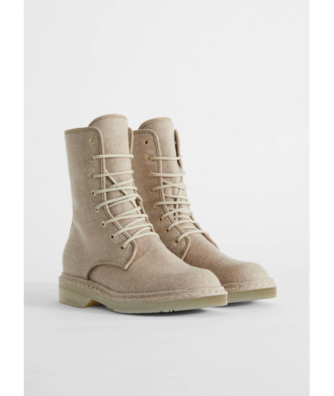 MAX MARA Бежевые ботинки, фото 2