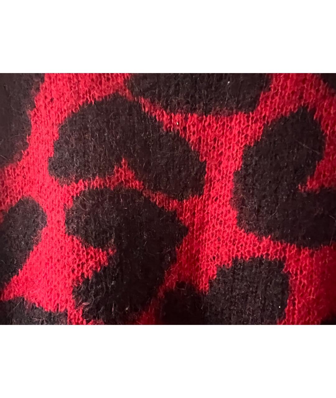 SAINT LAURENT Красный шерстяной джемпер / свитер, фото 4