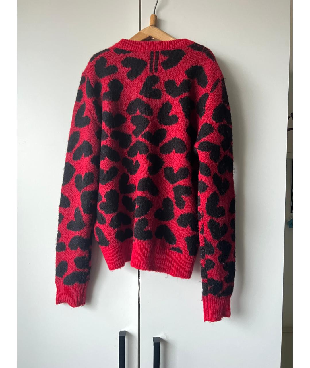 SAINT LAURENT Красный шерстяной джемпер / свитер, фото 2