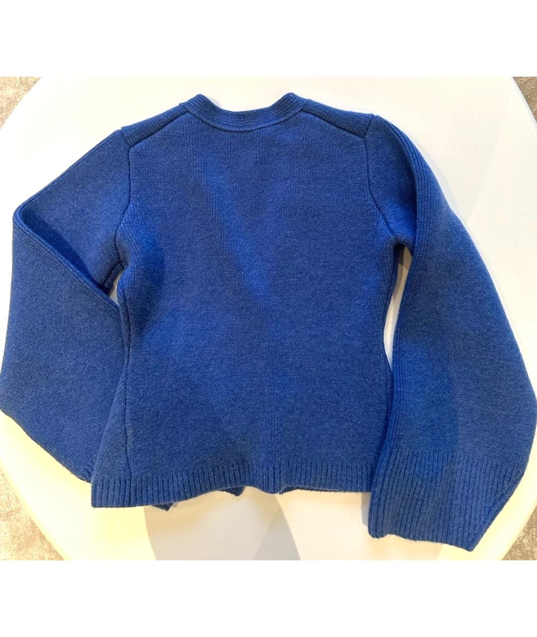 KHAITE Синий кашемировый кардиган, фото 3