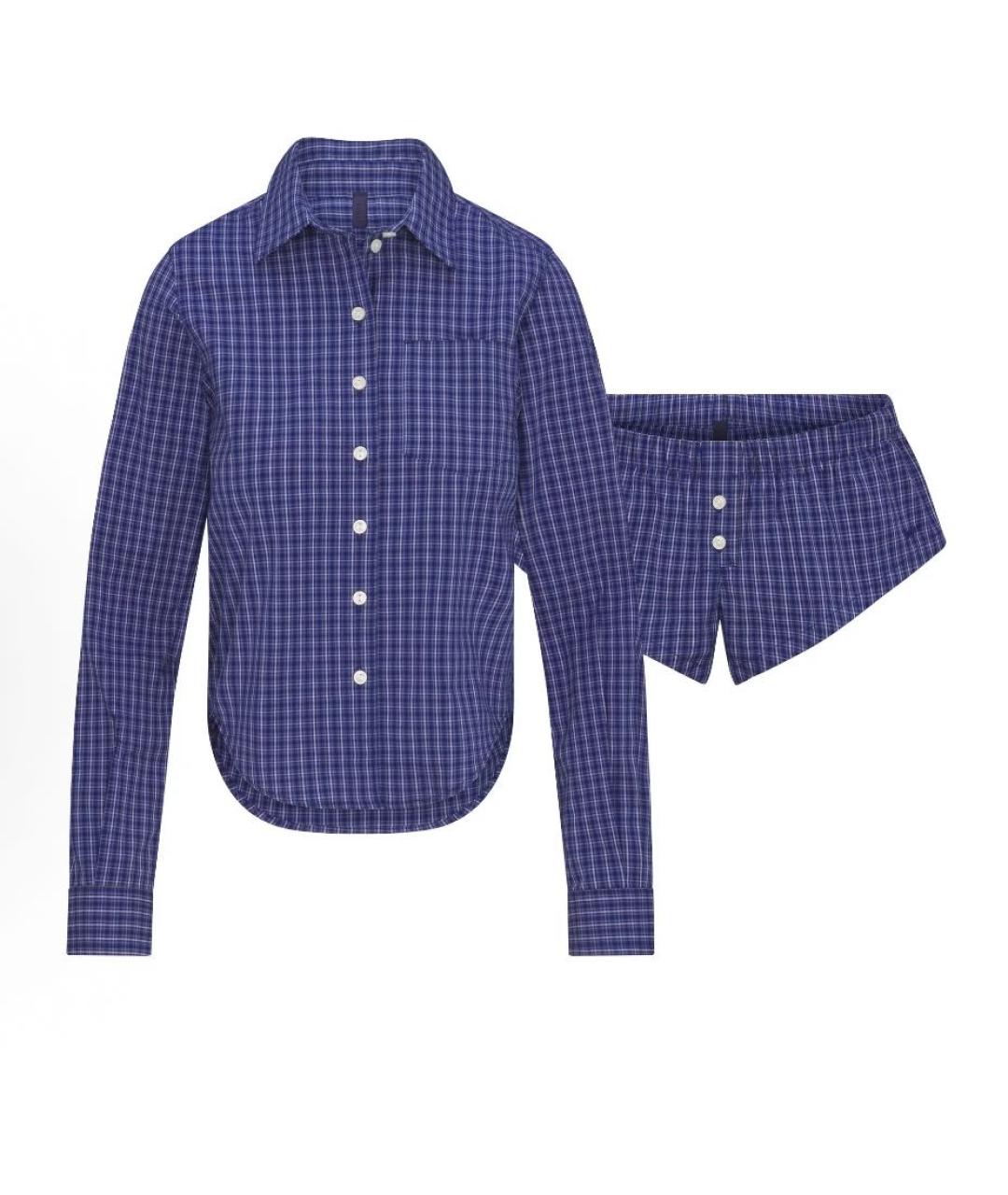 SKIMS Синяя пижама, фото 8