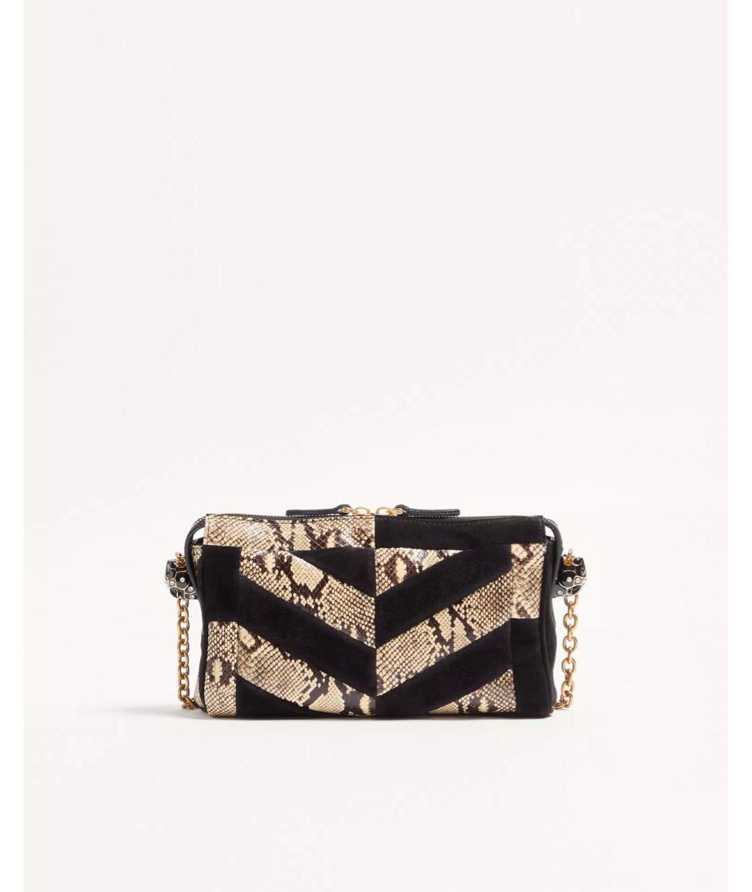 VALENTINO Коричневая кожаная сумка через плечо, фото 3