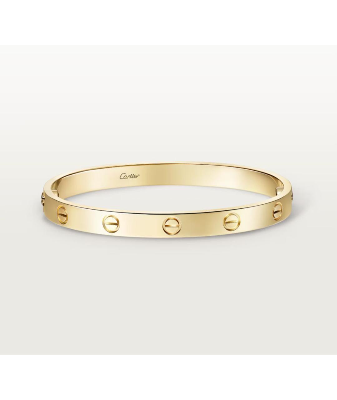 CARTIER Серебрянный браслет из желтого золота, фото 2