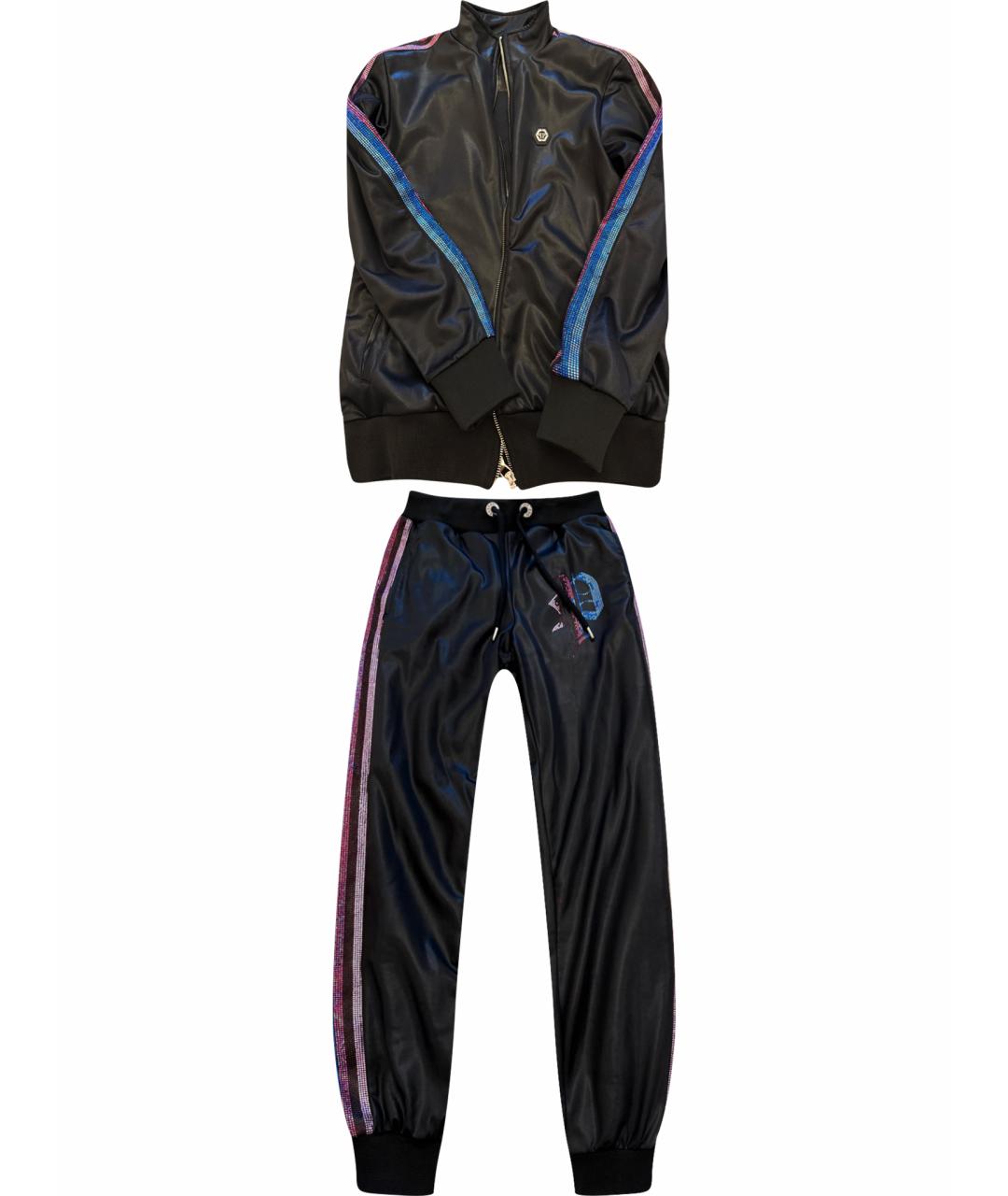 PHILIPP PLEIN Черный полиэстеровый спортивные костюмы, фото 1