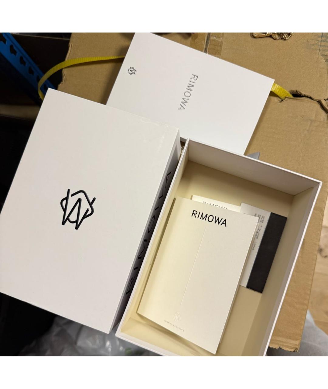 Rimowa Белая кожаная сумка на плечо, фото 6