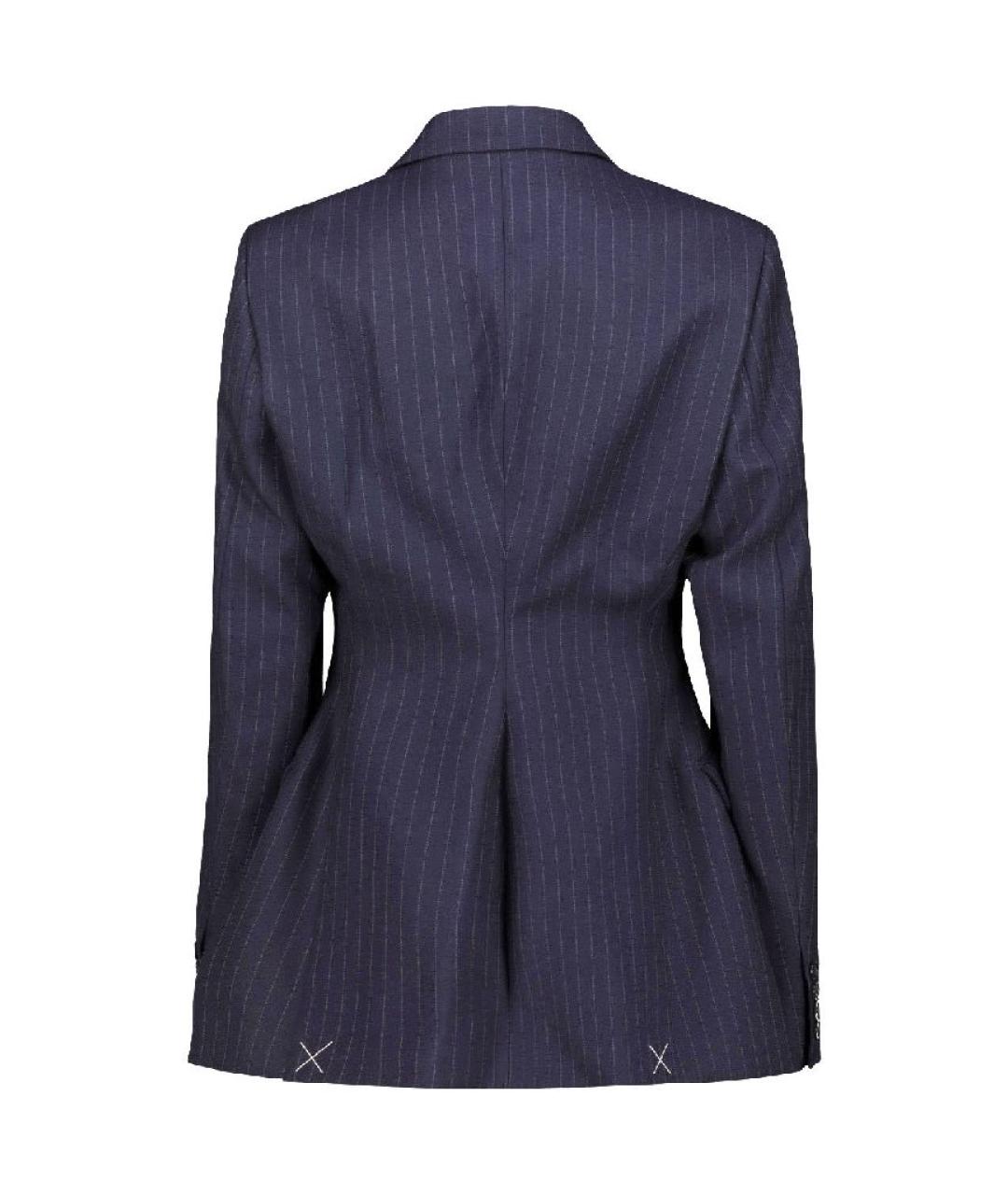 VETEMENTS Темно-синий шерстяной жакет/пиджак, фото 2