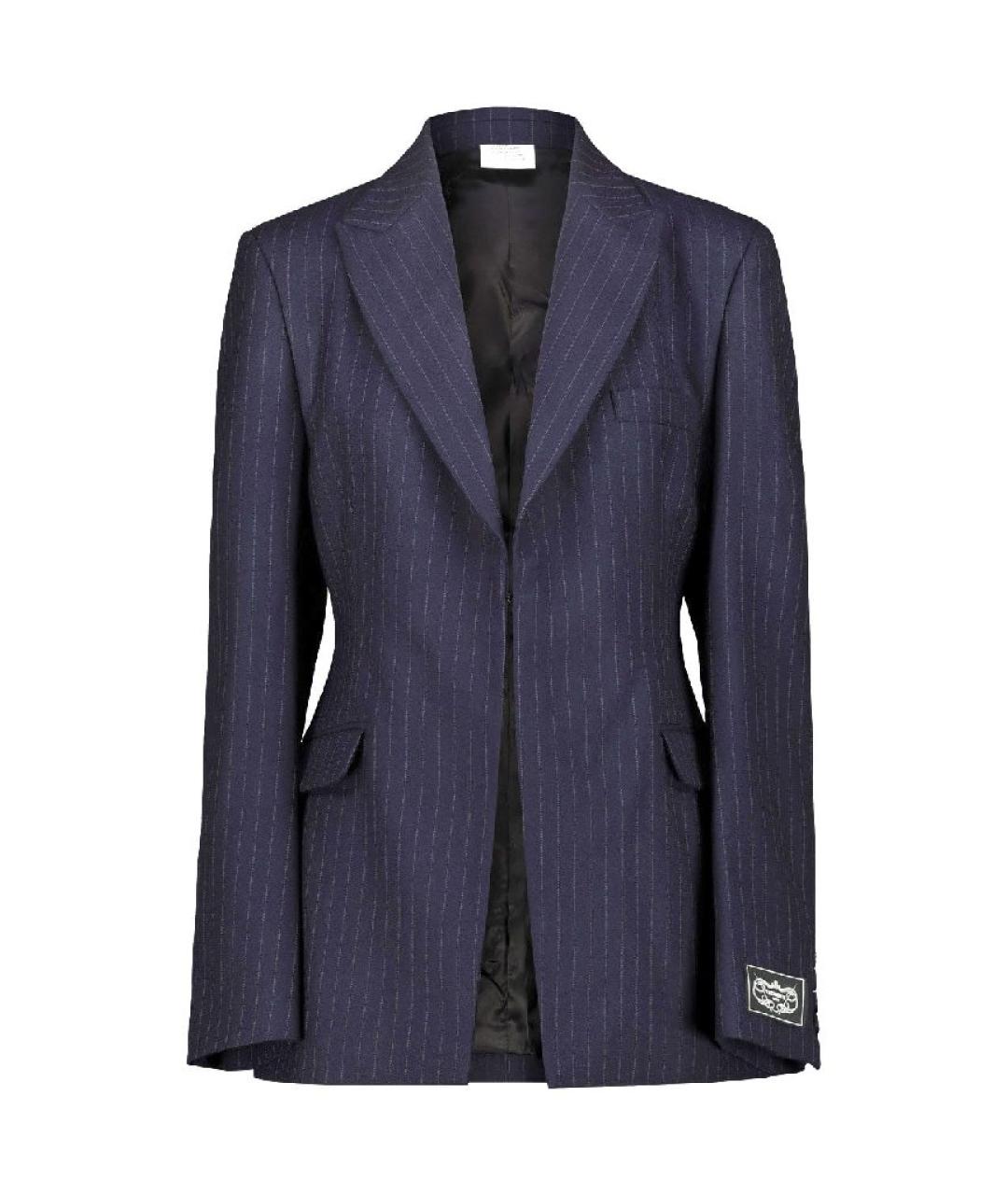 VETEMENTS Темно-синий шерстяной жакет/пиджак, фото 1