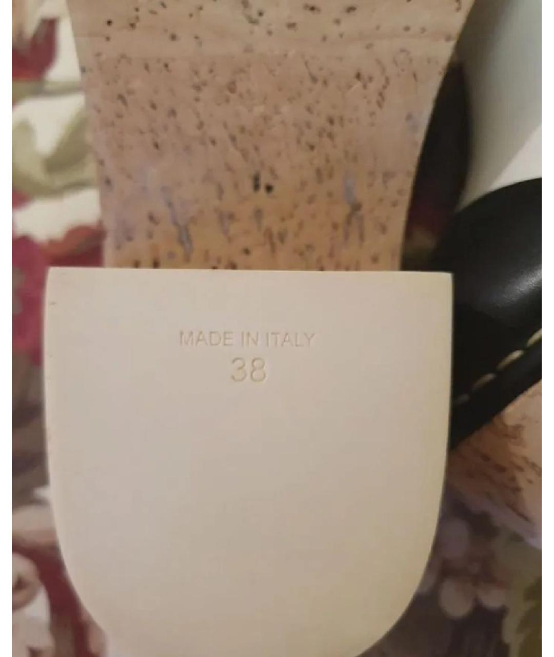 CHANEL Белые кожаные сабо, фото 6