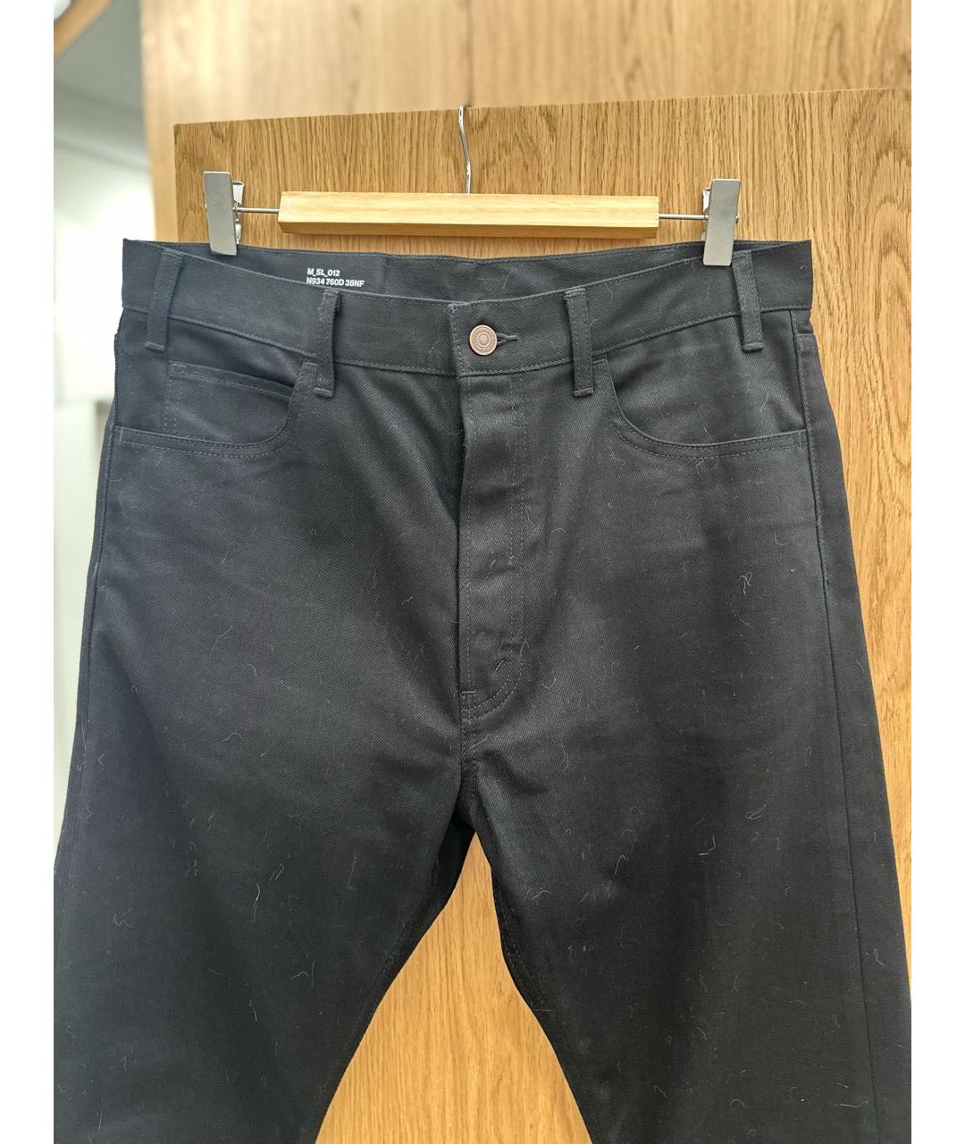 CELINE Черные хлопковые джинсы скинни, фото 4