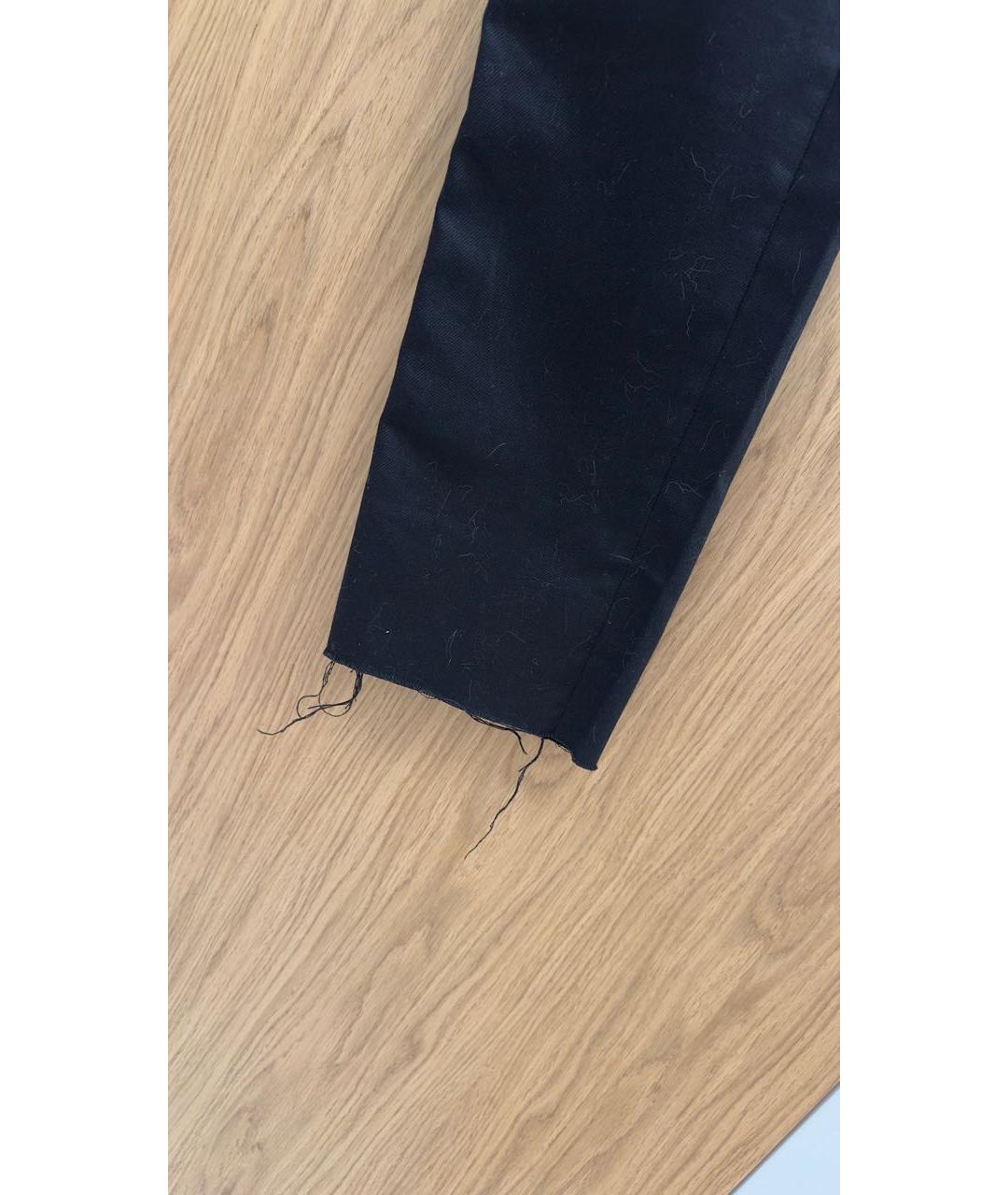 CELINE Черные хлопковые джинсы скинни, фото 5