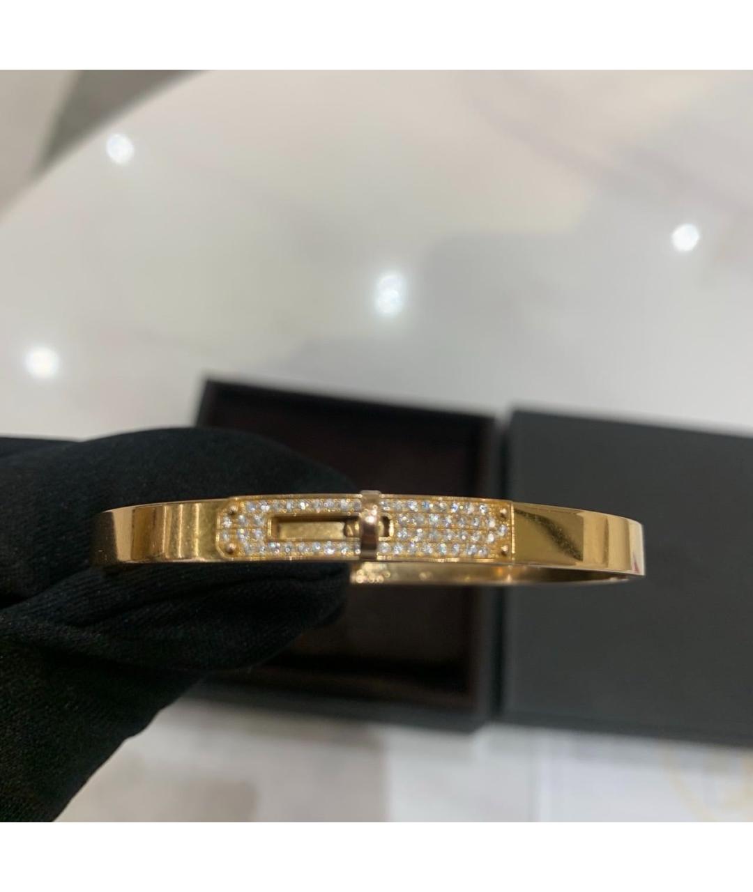 HERMES Золотой браслет из розового золота, фото 3