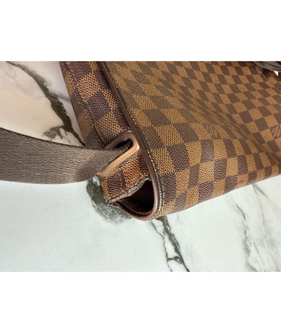 LOUIS VUITTON Коричневая сумка на плечо, фото 6