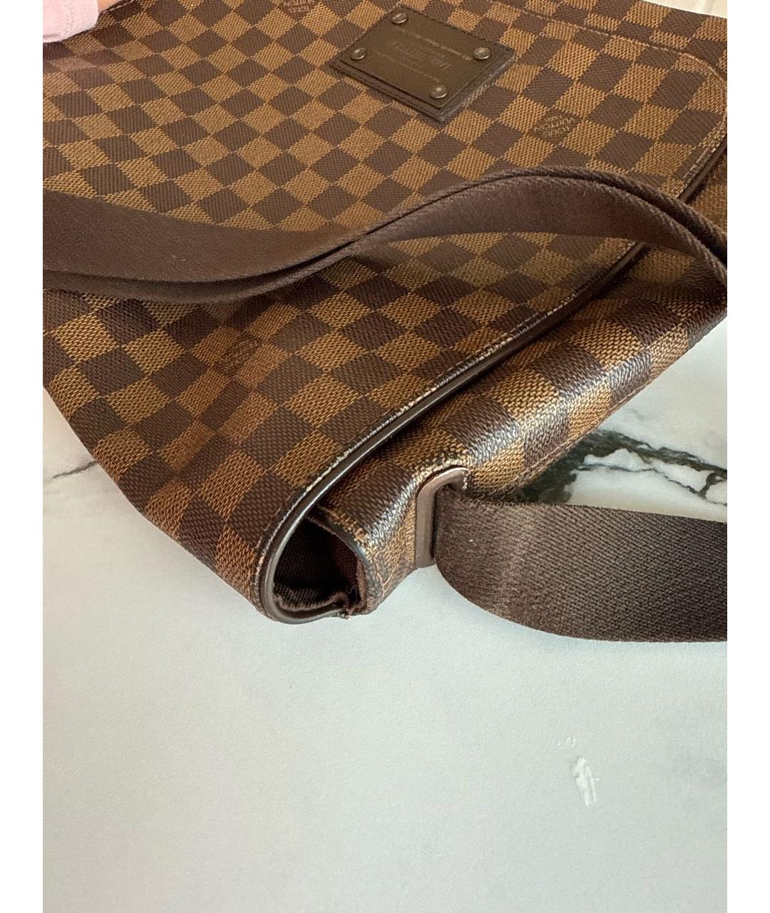 LOUIS VUITTON Коричневая сумка на плечо, фото 5