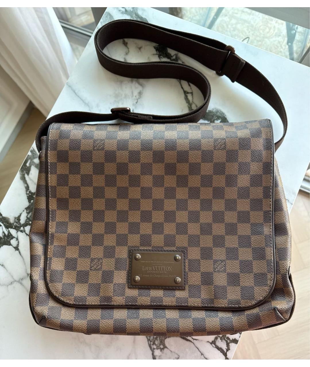 LOUIS VUITTON Коричневая сумка на плечо, фото 9