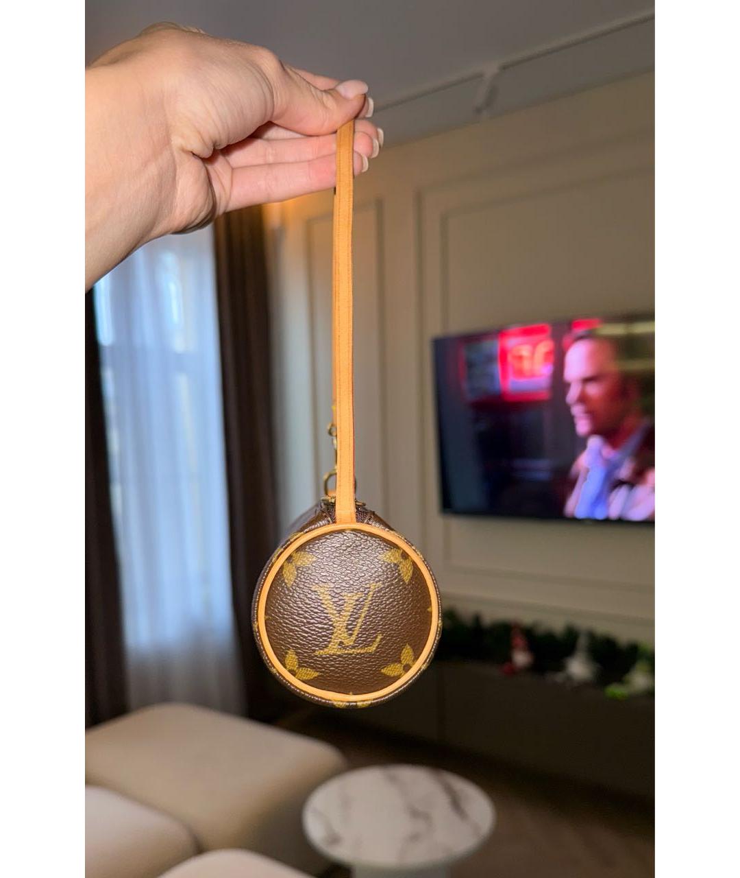 LOUIS VUITTON Коричневая сумка с короткими ручками, фото 3