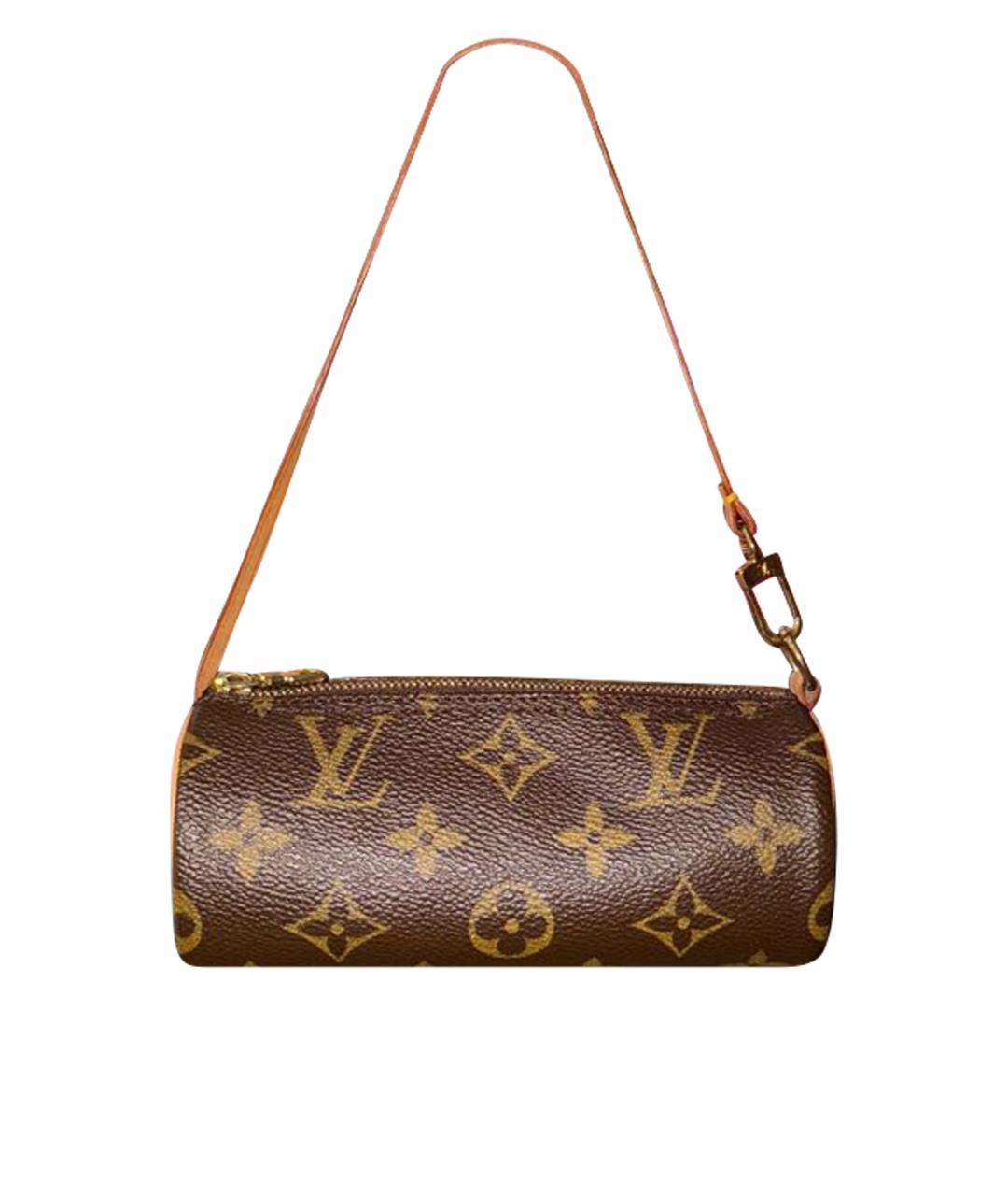 LOUIS VUITTON Коричневая сумка с короткими ручками, фото 1