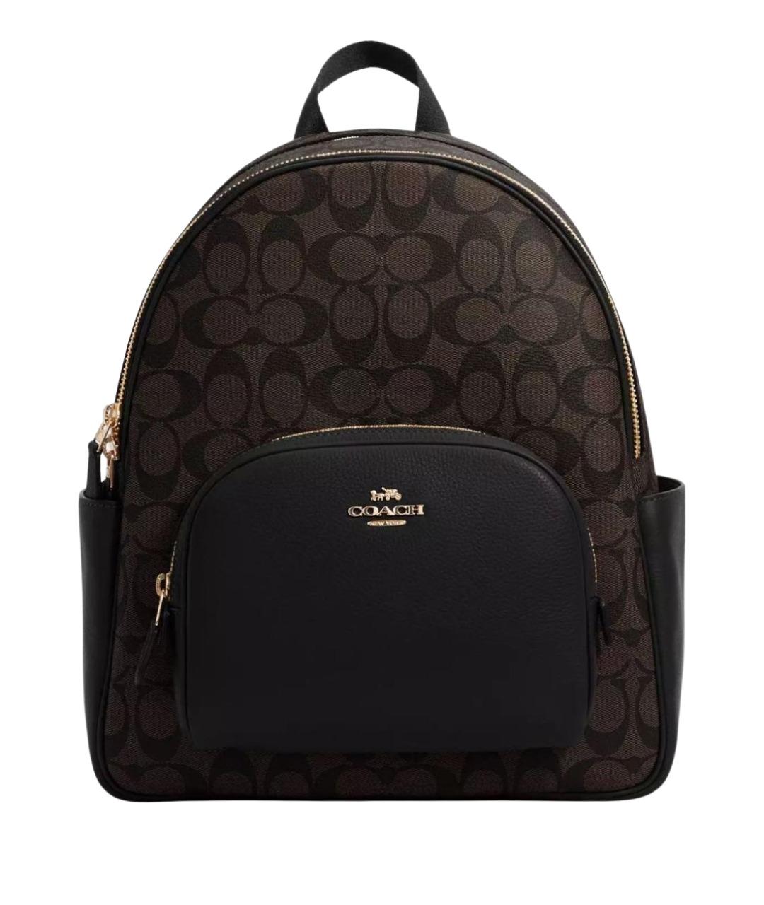 COACH Коричневый кожаный рюкзак, фото 1