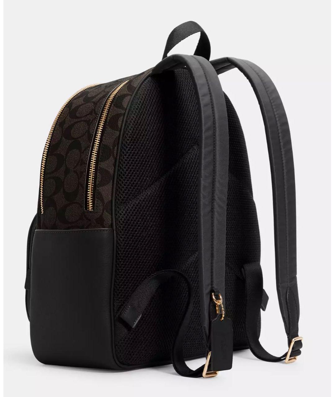 COACH Коричневый кожаный рюкзак, фото 2