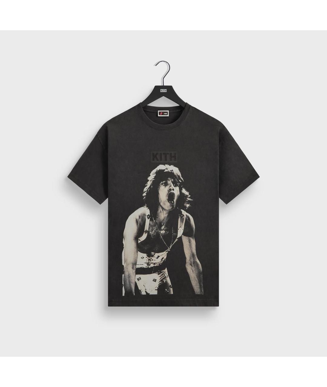 KITH Черная хлопковая футболка, фото 10