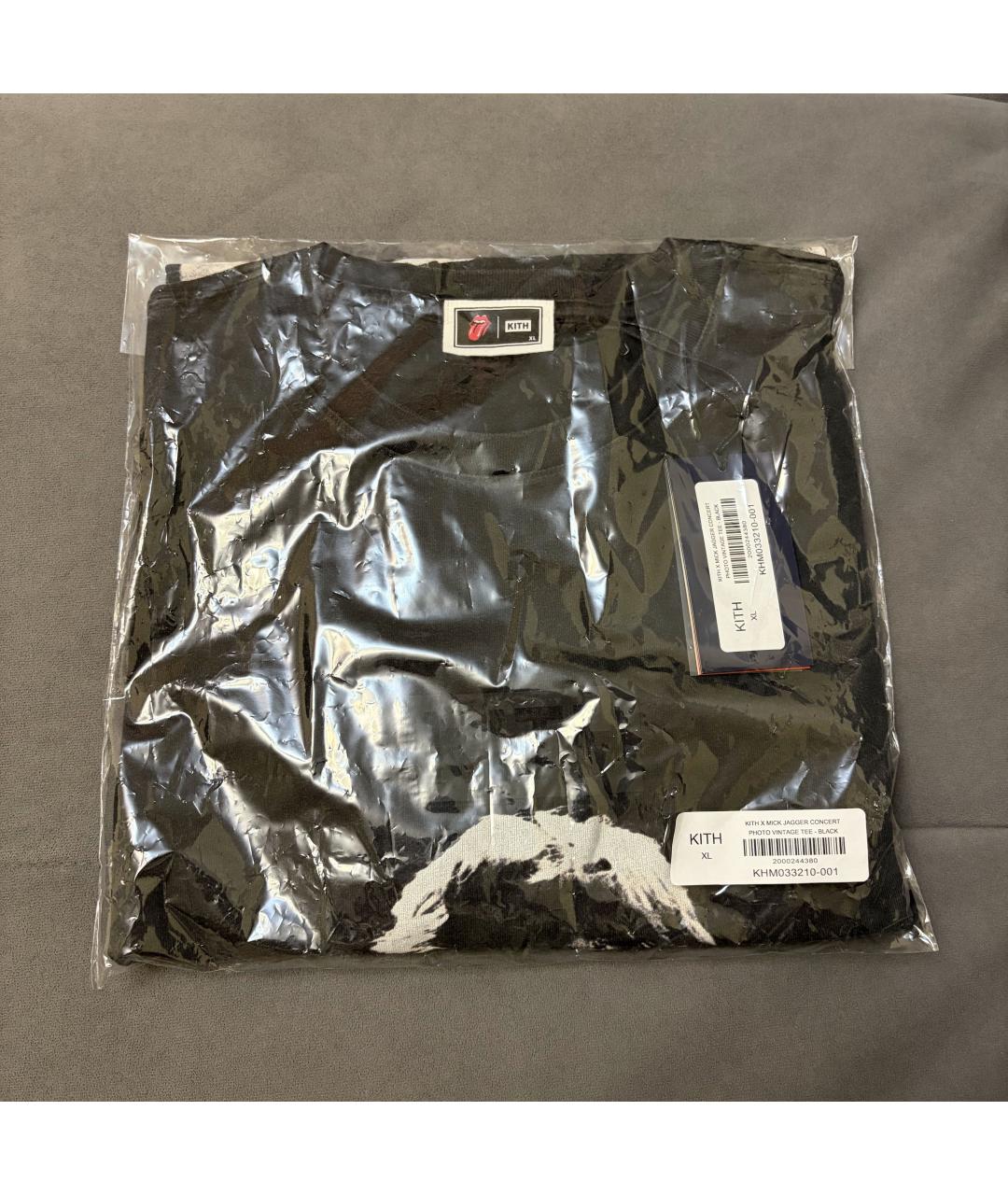 KITH Черная хлопковая футболка, фото 8